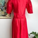 Lanz Salisbury Lanz Originals Vintage 1980s Red Skirt & Top Set Photo 1