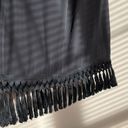 Adam Lippes NWT  Black blouse with silk tassel fringe detail lining size 0 Photo 14