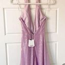 Misha Collection NEW  TIA DRESS Sequin Lilac Photo 9