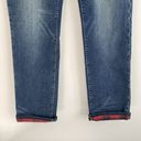 L.L.Bean  Womens Signature Jeans Size 16 Straight Leg Flannel Lined Medium Wash Photo 5