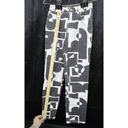 Peppermayo  Electric Avenue Jeans Geometric Abstract Black And White Womens Pants Photo 1