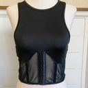 Micas  Mixed Media Mesh tank top/bralette BNWT SZ XS Photo 1