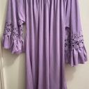 Winwin Lavender Bell Sleeve Tunic Photo 1