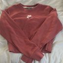 Nike Cropped Crew Neck Sweatshirt Photo 0