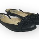 Barney’s New York HTF: Barneys New York Coop ꧁ Slingback Ruffled Leather Ballet Flats ꧂ Black Photo 9