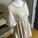 Lost + Wander  Coastal Dream Mini Dress Oatmeal Womens Size XS Photo 7