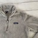 Patagonia Los Gatos 1/4 Zip Jacket Quarter Zip Fleece Pullover Size Medium Grey Photo 1