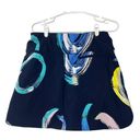 Lady Hagen  17” TUMMY CONTROL SKORT WOMENS SIZE M NAVY PRINT GOLD TENNIS SKIRT Photo 2