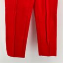 Cache  Women’s Red Cropped Trouser Pants Size 4 Photo 3