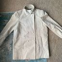 Vintage 80/90s Elco cream wool blend double breasted peacock coat, size 12 Photo 1