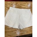 Hudson  Cut-Off Shorts Women 34 White Denim Regular Fit Casual Preppy Hipster B61 Photo 5