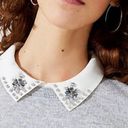 The Loft  Rhinestone Embedded Collar Sweater Photo 2