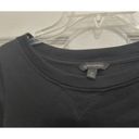 Banana Republic  Black Dressy Swearshirt - Has a Nice Sheen! Size Small Photo 3