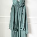 Birdy Grey NWT  Grace Convertible Chiffon Maxi Dress in Sea Glass sz S Photo 0