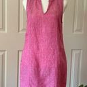 Sigrid Olsen  - 100% Linen Pink Sleeveless Dress With Pockets - Size SMALL Photo 0