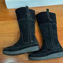 The North Face  black Suede knit Leather Boots size 9.5 Photo 7