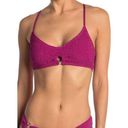 The Bikini Lab  Smocked Bralette Bikini Top Raspberry Pink Photo 0