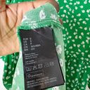 H&M  Collared Green Floral Dress Photo 7