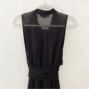 ALLSAINTS Odessa Crossover Waist Tie Dress Black Size S Retail $228 Photo 10