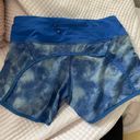 Lululemon Blue Speed Up Mid Rise Shorts 4” Photo 2