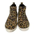 Blondo  Ankle Boot Womens Leopard Print Leather Flora Chelsea Waterproof‎ Size 8 Photo 2