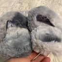 Aerosoles Women’s Slippers size 8-9 Large size so fluffy and beautiful color gray /silver Photo 2