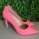 mix no. 6 Lill Fushia Leather Pointy Toe Dress Pumps Heels Shoes - Size 10 Photo 1