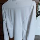 White Zip Up Athletic Jacket Size L Photo 1