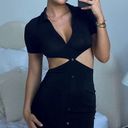 RUNAWAY THE LABEL Claudia Cutout mini dress black XS Photo 0