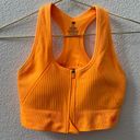 New Balance Saffron Orange Sports Bra Size M Photo 0