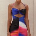 House Of CB  Saskia Multicolor Cut Out Mini Dress Photo 12