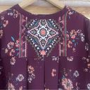 Knox Rose  flowy boho bell sleeve peasant blouse size M Photo 12