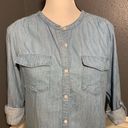 Joie Soft  dual pocket button down chambray shirt Photo 4