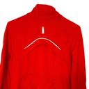 Zella  Women's Bright Orange Full Zip Funnel Neck Athletic Jacket Size Medium Photo 5