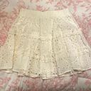 Chelsea and Violet White Eyelet Lace Mini Skirt Photo 2