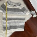 Lou & grey  Fuzzy Stripe Sweater White Photo 3