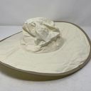 l*space L* One Size Kokomo Sun Hat Travel Bag Set Cream Adjustable Chin Strap NWT Photo 1