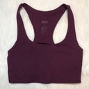 Girlfriend Collective  Women’s Athletic Racerback Purple Sports Bra Photo 0