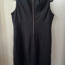 Lands'End  Sleeveless Dress Black Size 16 Petite Photo 4