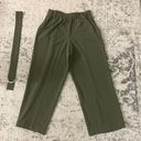 Crop Wide Leg Trousers Green Size M Photo 1