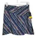 IZOD  Golf Skort blue multi color size 2 NWT Photo 0