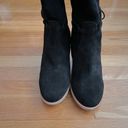 Joie  Suede Sherpa-Lined Knee High Wedge Boots - Size 37 (ESTIMATED) Photo 7