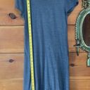 Eliane Rose  Gray Crew Neck Comfort Short Sleeve Pullover Midi Dress Size XS/S Photo 3