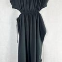 Rails  Yvette Cut Out Black Organic Cotton Midi Dress Size XL Photo 1