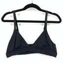 Commando  Bra Women's Size S Triangle Bralette Adjustable Straps Black Photo 0