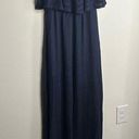 Just Be Women's  Blue Maxi Dress- Medium Photo 0