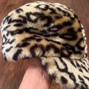 Pacific&Co Women's Leopard Faux Fur Baker Boy Cap San Diego Hat  OS Photo 3