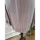 Bongo  Women's Purple 100% Rayon Round Neck Long Sleeve Knee Length Dress Size XL Photo 3