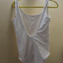 Everlane  Low Scoop Back Supima Cotton Blend Tank Bodysuit NWOT Photo 5