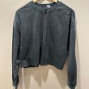 H&M Black Cropped Crewneck Photo 0